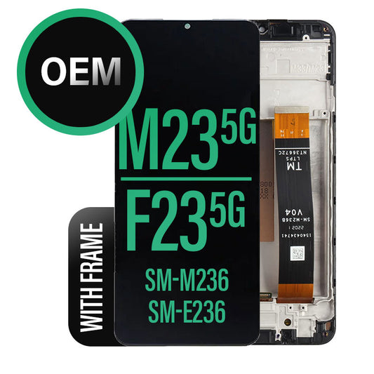OEM LCD Touch Screen Assembly with Frame Service Pack For Galaxy M23/ F23 5G