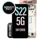 LCD Digitizer Screen Assembly with Frame Service Pack Replacement for Galaxy S22 5G S901 - Pink Gold
