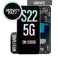 LCD Digitizer Screen Assembly with Frame Service Pack Replacement for Galaxy S22 5G S901 - Graphite