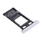 Sim Tray/ Memory Card Tray for Xperia XZ2 Compact- White Silver
