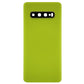 Back Battery Cover Glass Replacement With Camera Lens For Galaxy S10 G973 - Canary Yellow