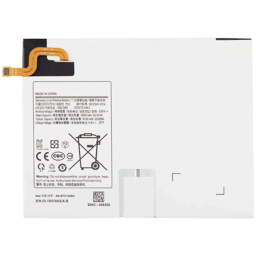 Battery Replacement For Galaxy Tab A 10.1 T510/ T515