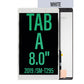 LCD Touch Assembly For Galaxy Tab A 8.0 (2019) SM-T295 - White