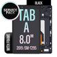 LCD Touch Assembly With Frame For Galaxy Tab A 8.0 (2019) SM-T295  - Service Pack Black