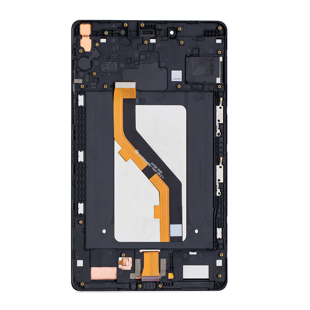 LCD Touch Assembly With Frame For Galaxy Tab A 8.0 (2019) SM-T295  - Service Pack Black