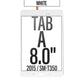 Touch Screen Digitizer For Galaxy Tab A 8.0 T350 - White