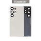 Back Glass Cover with Camera Lens For Galaxy S25 Ultra