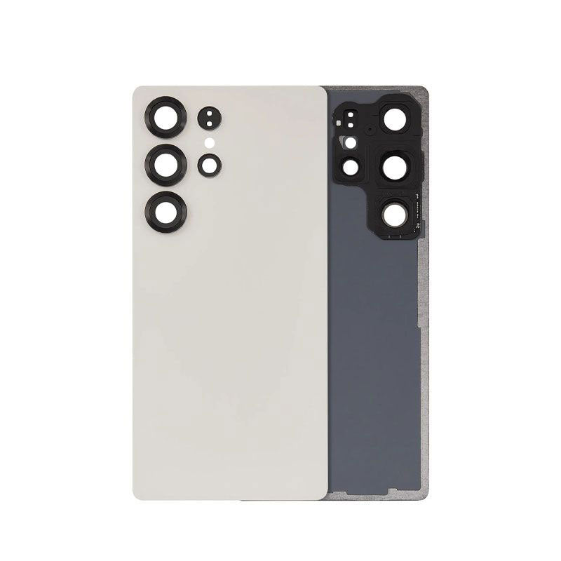 Back Glass Cover with Camera Lens For Galaxy S25 Ultra