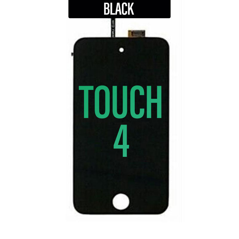 LCD Touch Screen Assembly For iPod Touch 4 - Black