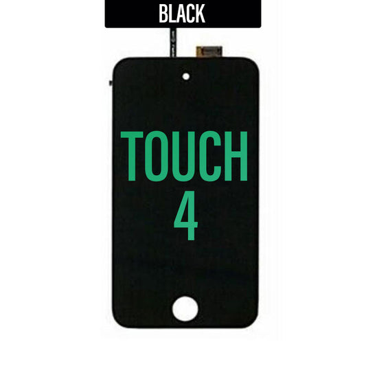 LCD Touch Screen Assembly For iPod Touch 4 - Black