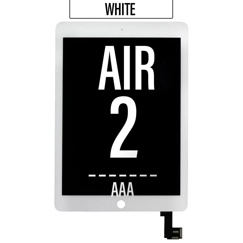 LCD Touch Screen Assembly For iPad Air 2 - White, AAA HIGH COPY
