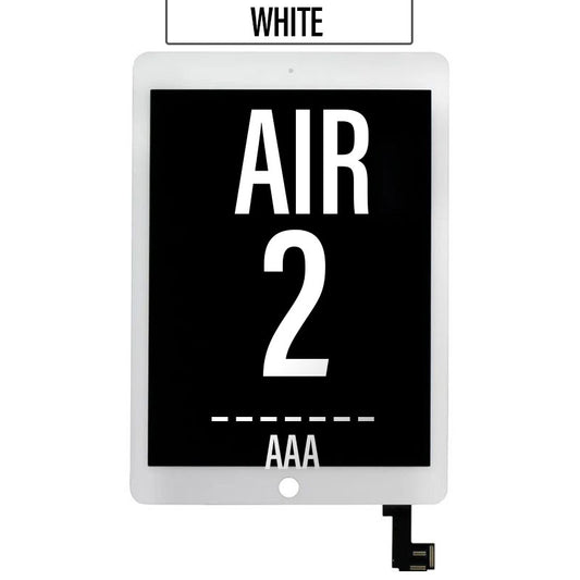 LCD Touch Screen Assembly For iPad Air 2 - White, AAA HIGH COPY