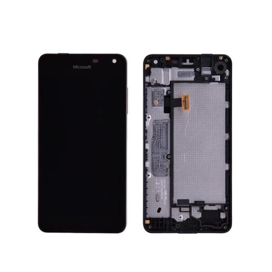 LCD Screen Digitizer with Frame for Microsoft Lumia 650- Black