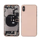 Back Housing With Small Parts For iPhone XS - Rose Gold