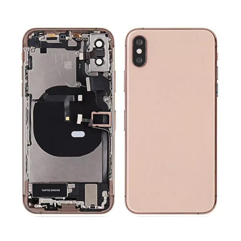 Back Housing With Small Parts For iPhone XS - Rose Gold
