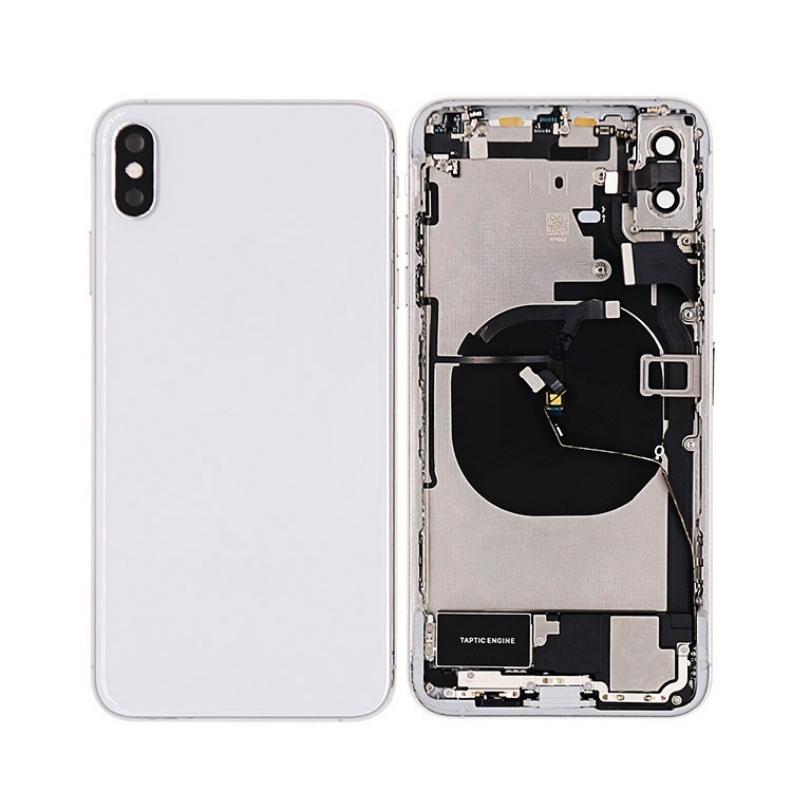 Back Housing With Small Parts For iPhone XS - White