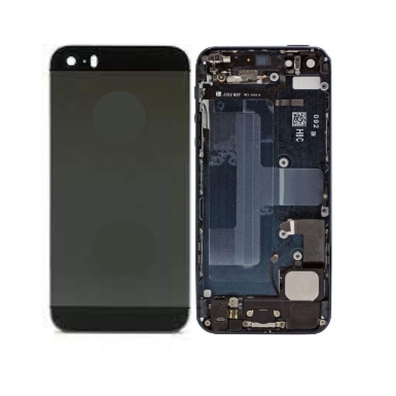 Back Housing with Parts For iPhone 5 - Black