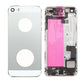 Back Housing with Parts For iPhone 5S - White