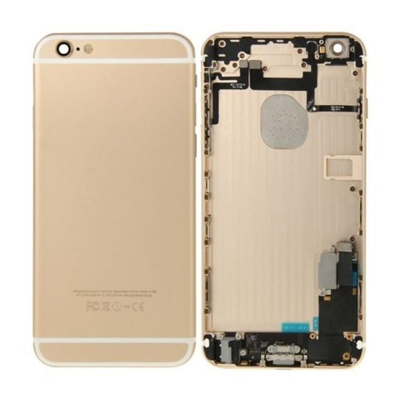 Back Housing with Parts For iPhone 6 Plus - Gold
