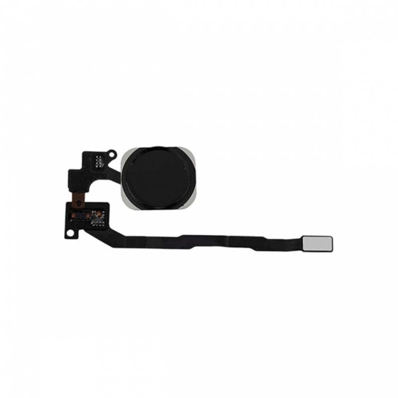Home Button Flex Cable Full Assembly For iPhone 5S / SE - Black