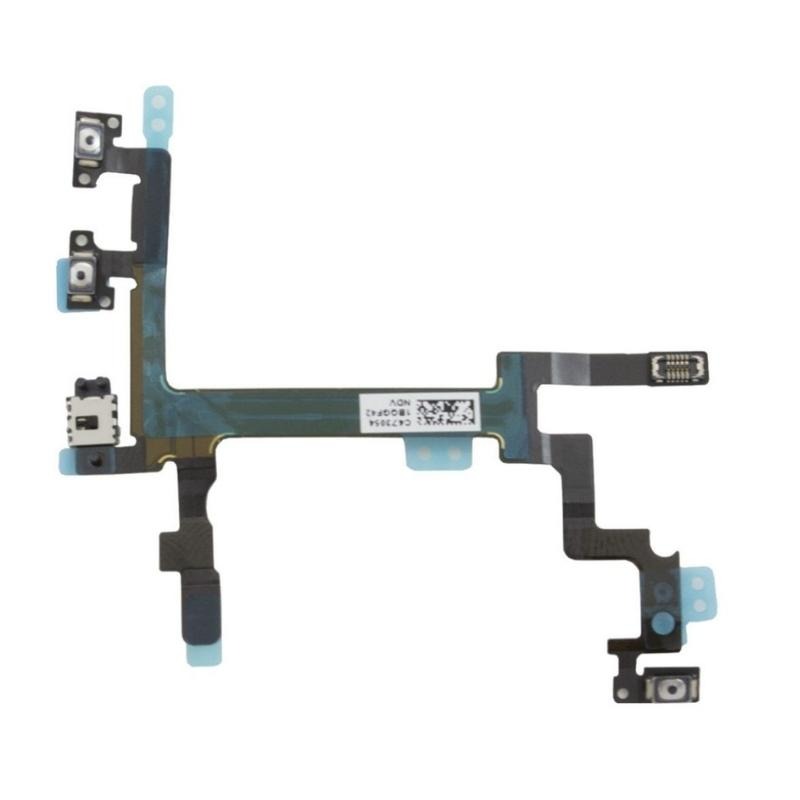 Volume Button Flex Cable with Handsfree Port For iPhone 4S - White