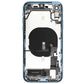 Back Housing With Small Parts For iPhone XR - Blue