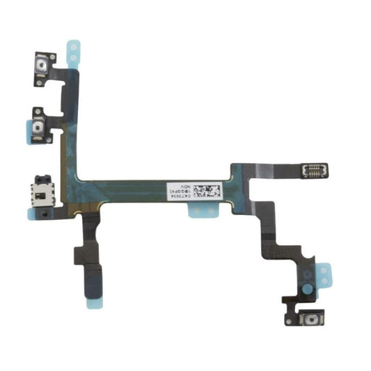 Power Volume Mute Buttons Flex Cable For iPhone 5