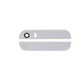 Upper Lower Glass for Back Glass For iPhone 5S - White