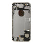 Back Housing with Parts For iPhone 6 - Black