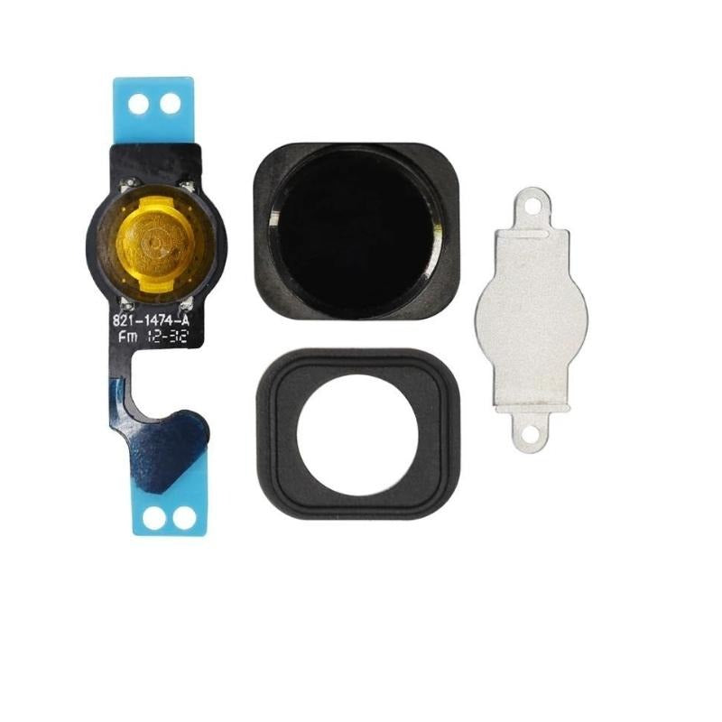 Home Button Flex Cable Full Assembly For iPhone 5 - Black