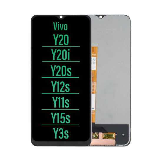 OEM LCD Touch Screen Assembly Compatible For Vivo Y20/ Y20i/ Y20s/ Y12s/ Y12G/ Y12A/ Y11s/ Y15s/ Y3s