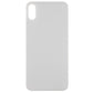 Back Glass Cover For iPhone X (Big Camera Hole) - White
