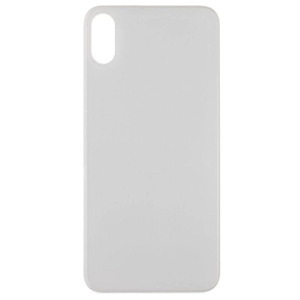 Back Glass Cover For iPhone X (Big Camera Hole) - White