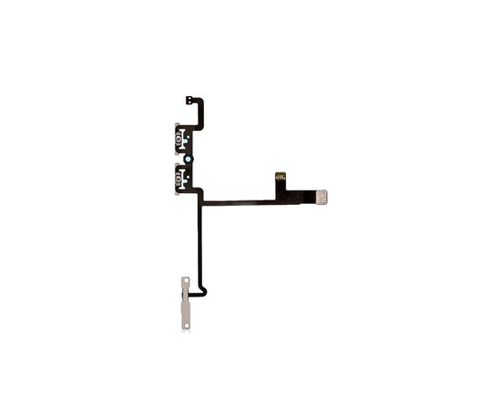 Volume Mute Button Flex Cable with Metal For iPhone X