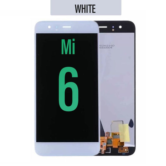 LCD Touch Screen Assembly For  Xiaomi Mi 6 - White