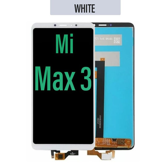 Xiaomi Mi Max 3 LCD Touch Screen Assembly - White