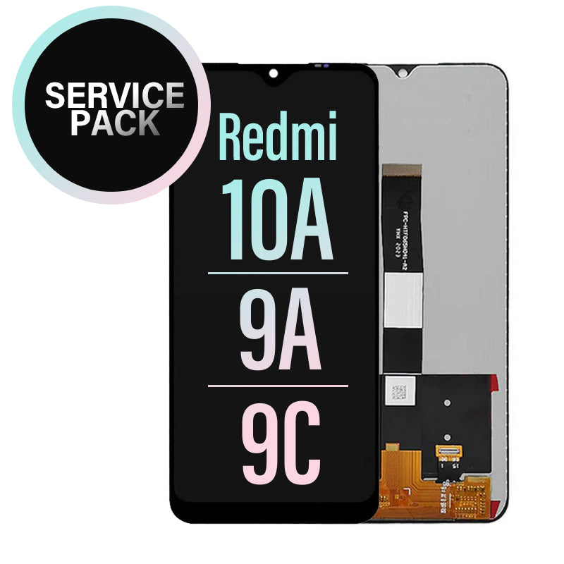 LCD Digitizer Screen Assembly Service Pack for Xiaomi Redmi 10A/ 9A/ 9C