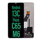 LCD Touch Screen Assembly for Xiaomi Redmi 13C/ Poco C65/ Poco M6