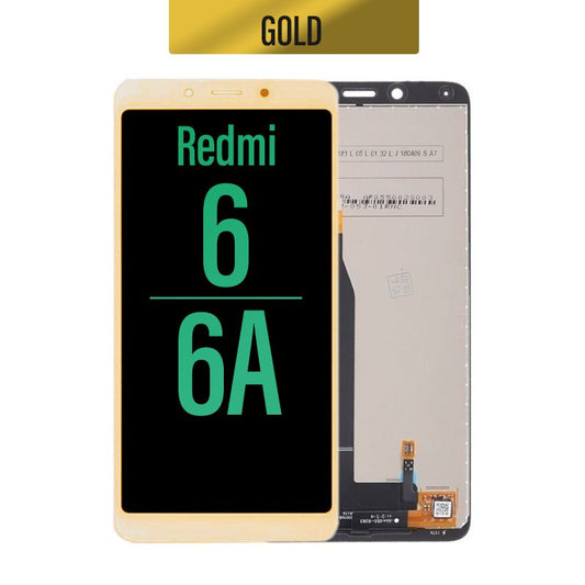 LCD Touch Screen Assembly For Xiaomi Redmi 6/ 6A - Gold