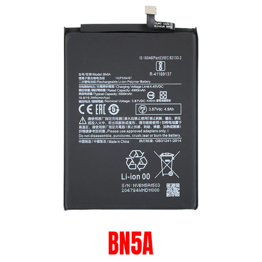 BN5A Battery Replacement for Xiaomi Redmi Note 10 5G/ Poco M3 Pro 5G