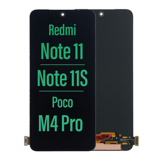LCD Touch Screen Assembly Compatible for Xiaomi Redmi Note 11 4G/Redmi Note 11S 4G/Poco M4 Pro
