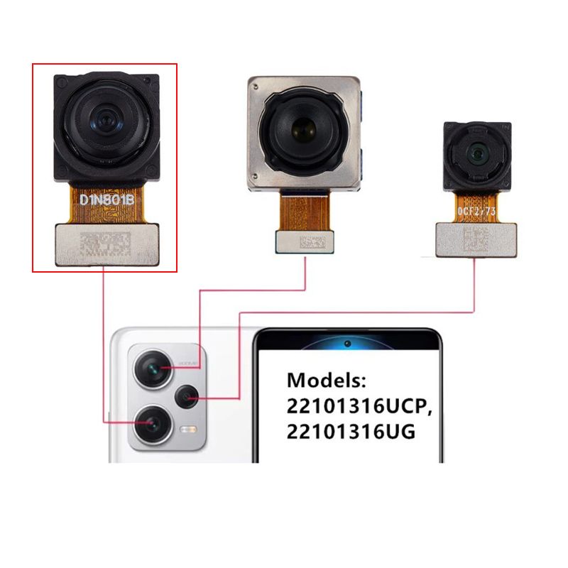 Rear Camera Flex (Macro) For Xiaomi Redmi Note 12 Pro Plus