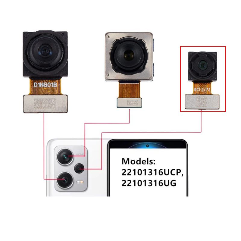 Rear Camera Flex (ULTRAWIDE) For Xiaomi Redmi Note 12 Pro Plus