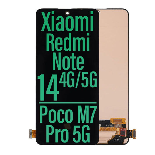 LCD Touch Screen Assembly for Xiaomi Redmi Note 14 4G/ 5G/ Poco M7 Pro 5G