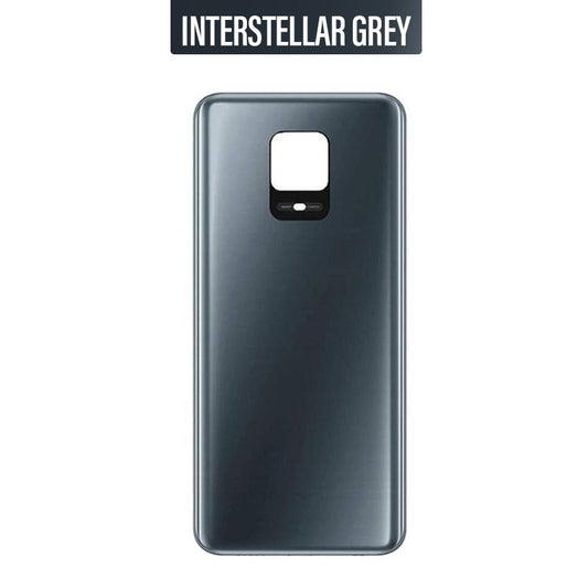 Back Glass Cover For  Xiaomi Redmi Note 9 Pro - Interstellar Grey