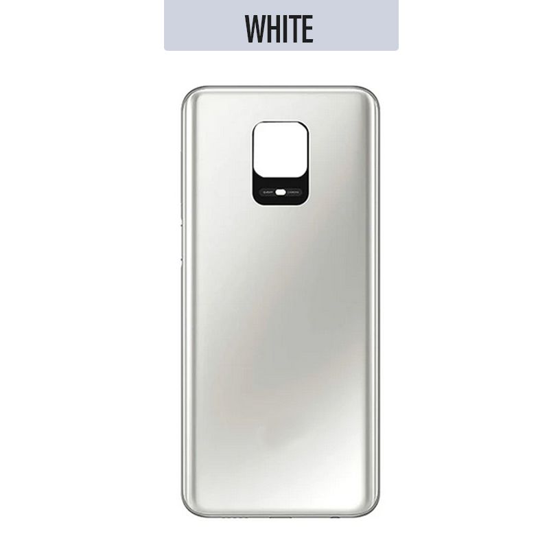 Back Glass Cover For  Xiaomi Redmi Note 9 Pro - White