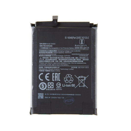 Battery Replacement Global Version for Xiaomi Redmi Note 9 Pro/ Redmi 10 Pro-(BN53)