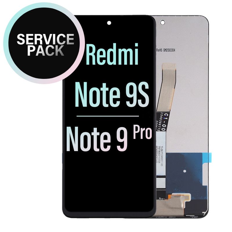 LCD Touch Screen Assembly For  Xiaomi Redmi Note 9S/ Note 9 Pro - Service Pack