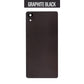Back Cover Replacement for Xperia X Performance- Graphite Black