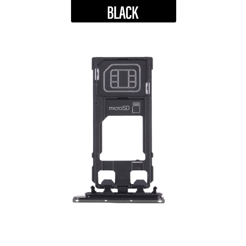 Sim Tray/ Memory Card Tray for Xperia X Performance - Black